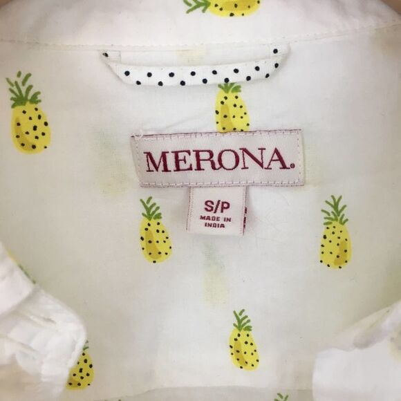 Merona Pineapple Button Up Shirt - Picture 4 of 7